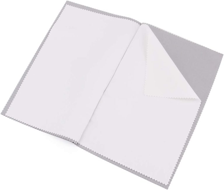 Foraineam 3 Pack Jewelry Polishing Cleaning Cloth for Cleaning Silver Gold and Platinum Jewelry Coins Gemstones Watches and Silverware